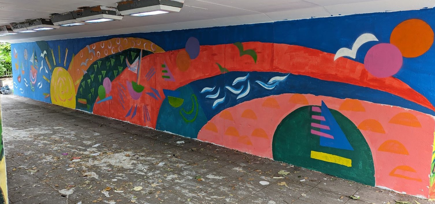 Students Transform St Austell’s Asda Underpass - Cornwall College