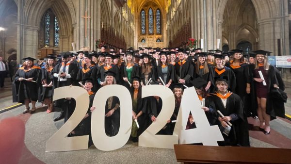 Student Shine at Graduation in Truro Cathedral